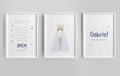 Quadro Nossa Senhora Aparecida Infantil - Gabriel - comprar online