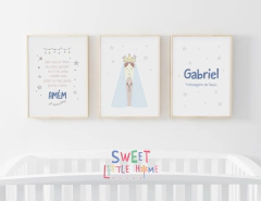 Quadro Nossa Senhora Aparecida Infantil - Gabriel