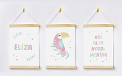 Conjunto 3 Flamulas Tucano - Eliza