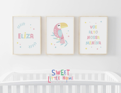 Quadro Quarto Infantil Tucano - Eliza