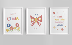 Conjunto Quadro Infantil Jardim da Clara - comprar online