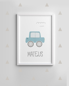 Quadro Infantil - Carrinho Mateus - comprar online
