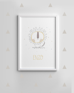 Quadro Infantil - Leãozinho Enzo - comprar online