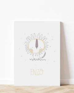 Quadro Infantil - Leãozinho Enzo na internet