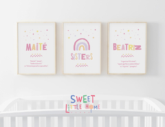 Quadros Para Quarto De Irmãs Beatriz e Maite