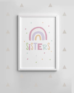 Quadro Infantil Quarto Irmãs - Sisters - comprar online