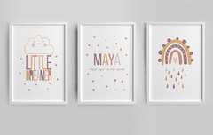 Conjunto Quadros Significado do Nome Maya - comprar online