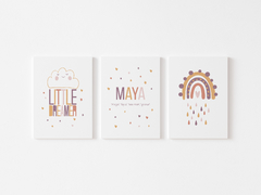 Conjunto Placas Decorativas - Significado do Nome Maya