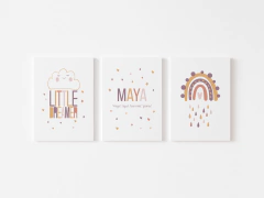 Conjunto Placas Decorativas - Significado do Nome Maya