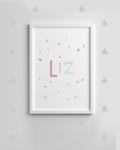 Quadro Infantil Personalizado - Liz - comprar online