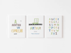 Placas Decorativas Personalizadas - Significado do Nome Arthur