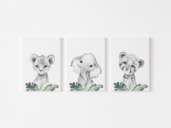 Conjunto Placas Decorativas - Floresta