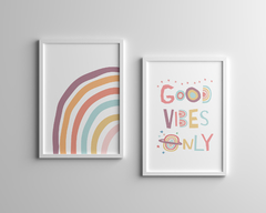 Quadros Infantil Personalizados - Good Vibes - comprar online