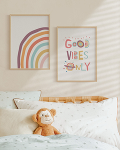 Quadros Infantil Personalizados - Good Vibes