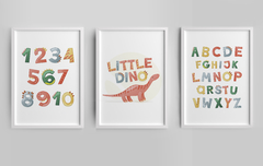 Conjunto Quadro Infantil Little Dino - comprar online