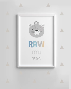 Quadro Personalizado Significado Do  Nome Ravi