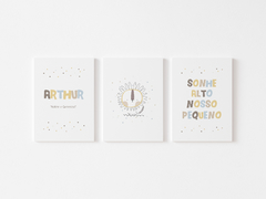 Conjunto Placas Personalizadas - Safari Do Arthur
