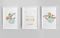 Quadro Infantil Personalizado - O Pequeno Principe Arthur