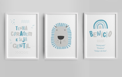 Conj. Quadro Infantil Personalizado - Benicio