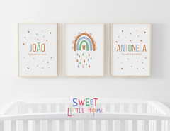 Conj. Quadro Infantil Personalizado - João e Antonela
