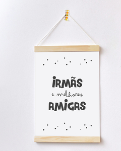 Flâmula Decorativa - Irmãs e Melhores Amigas - comprar online