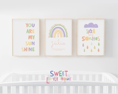 Conj. Quadro Infantil - Siga Seus Sonhos - comprar online