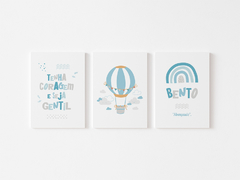 Placas Decorativas Personalizadas - Balão Bento