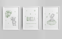 Conj. Quadro Infantil - Ursinhos Lucca