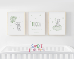 Conj. Quadro Infantil - Ursinhos Lucca