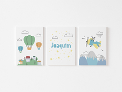 Placas Decorativas Personalizadas - Joaquim Aviador
