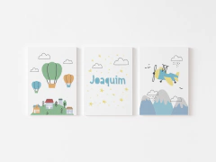 Placas Decorativas Personalizadas - Joaquim Aviador