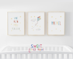 Conj. Quadro Infantil - Pipa Rafael