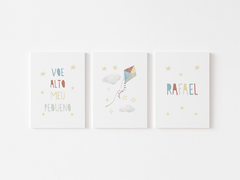 Placas Decorativas Personalizadas - Pipa Rafael