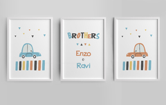Conj. Quadro Quarto Compartilhado - Enzo e Ravi