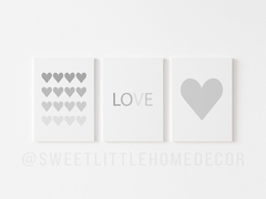 Placas Decorativas Personalizadas - Love