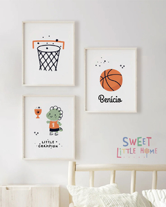 Quadros Decorativos Infantil- Basquete Benicio