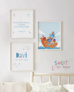 Conj Quadro Infantil Arca de Noe