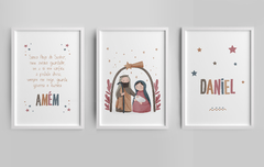 Quadros Decorativos Infantil - Oração do Anjo Daniel