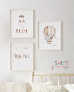 Quadros Decorativos Infantil - Voe Alto Francisco