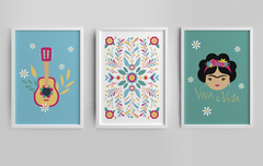 Quadro Infantil Frida - Viva La Vida
