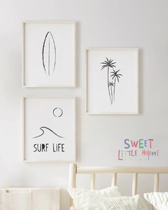 Quadro Infantil - Surf Life