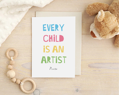 Quadro Infantil Every Child Is An Artist