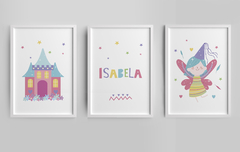 Quadro Infantil Personalizado Fada Princesa