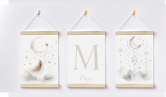 Conjunto 3 Flamulas - Personalizado Fadinha Maya