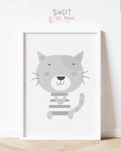 Quadro Infantil Gatinho
