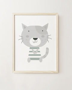 Quadro Infantil Gatinho