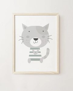 Quadro Infantil Gatinho