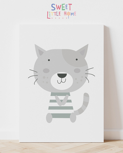 Placa Decorativa Gatinho