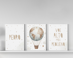 Placa MDF Decorativa Voe Alto Meu Pequeno Pedro