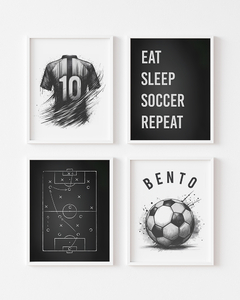 Conj Quadro Infantil Futebol Bento